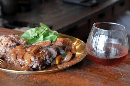 フレンチのシェフとの共同イベント